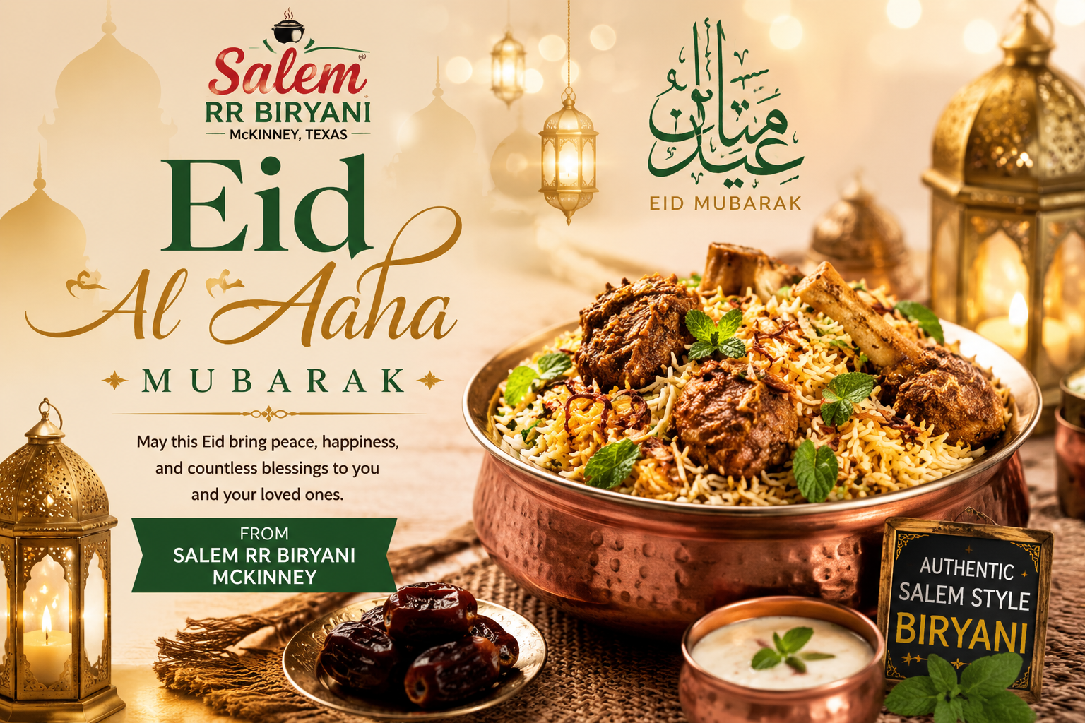 Celebrate Eid Al Adha with Authentic Indian Food in McKinney