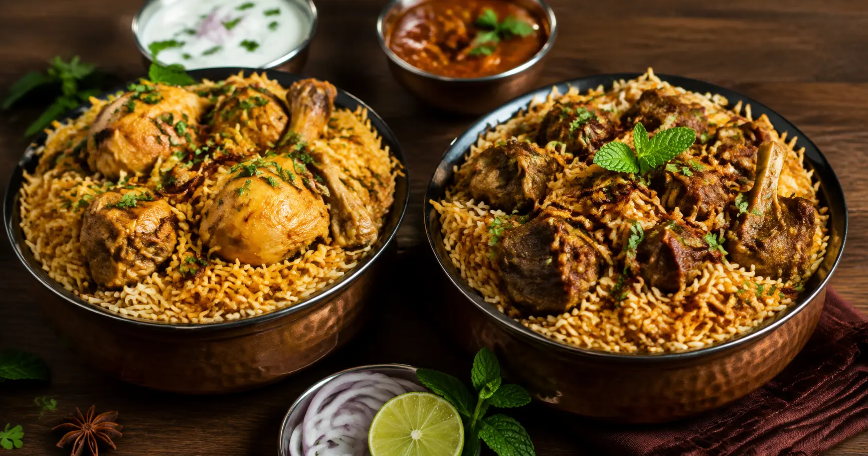 chicken vs mutton biryani