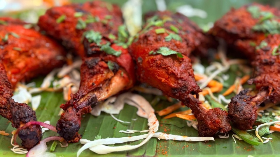 Traditional Biryani being prepared